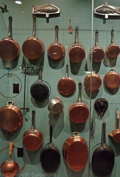 Julia Child's pots and pans